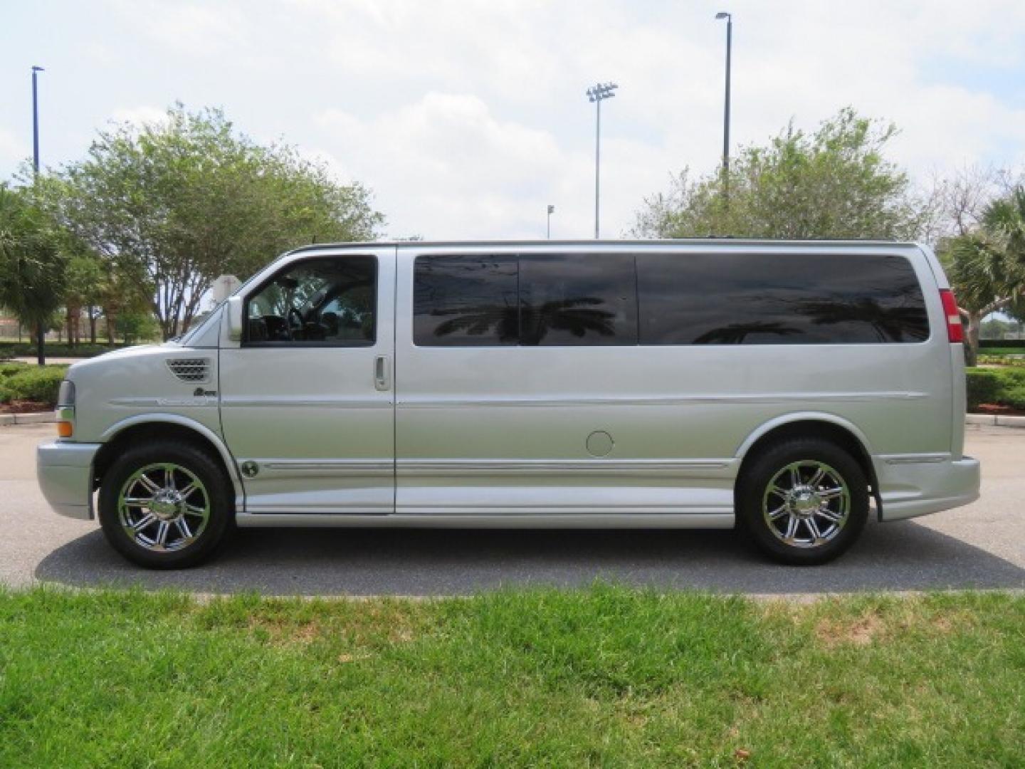 2014 Chevrolet Express (1GBWGLCG3E1) , located at 4301 Oak Circle #19, Boca Raton, FL, 33431, (954) 561-2499, 26.388861, -80.084038 - You are looking at a Rare 2014 Chevy Express 2500 Quigley 4x4 Four Wheel Drive Explorer Limited SE 9 Passenger Conversion Van with: 107K Original Miles, 6 Captain Chairs, Rear Power Folding Bench Seat Bed, Center Consoler Cooler, Front PPF (Paint Protection Film) Explorer Limited Conversion Througho - Photo#14